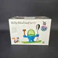 Produktbild: WMF Willy Mia Fred Set 2 Eierbecher McEgg blau Sammler Vintage Rarität NEU OVP