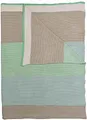 Produktbild: PIP Studio Strickplaid Blockstripe Trow, Größe 130x170 cm, Material 100% Baumwolle, (Light Green)