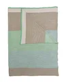 Produktbild: PIP Studio Wohndecke Throw Blockstripe Light Green 130x170 cm hell grün