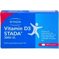 Produktbild: STADA Vitamin D3 2000 I.E. Kapseln unterstützt das Immunsystem und trägt zum Erhalt normaler Knochen bei, 60 St. Kapseln