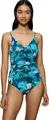 Produktbild: Triumph Summer Fleur OP 01, One Piece Swimsuit Damen, Mehrfarbig (Turquoise - Dark Combination), 40