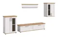Produktbild: xonox.home - Wohnkombination Verona 4-tlg. Set 316x161x40 cm in Sibiu Lärche und Artisan Eiche - Wohnkombination Wohnwand Wohnzimmermöbel Wohnzimmerschrank - funktional schöner Blickfang