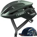 Produktbild: ABUS Rennradhelm PowerDome ACE - mit ABUS Race Cap - leichter Fahrradhelm mit cleverem Belüftungssystem -  Italy - für Damen und Herren - Grün, Größe L (57-61 cm)