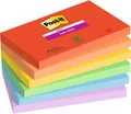 Produktbild: Post-it Super Sticky Notes Playful Color Collection, Pack of 6 Pads, 90 Sheets p