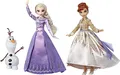 Produktbild: Disney Die Eiskönigin Elsa, Anna und Olaf Set mit Kleidern und Schuhen, Spielzeug zu Disneys Die Eiskönigin 2