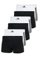 Produktbild: adidas Basic Boxer Trunk Men Herren Unterhose Shorts Unterwäsche 6er Pack, Farbe:White/Black, Bekleidungsgröße:L