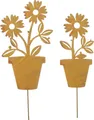 Produktbild: ohne Marke Gartenstecker Blume im Topf