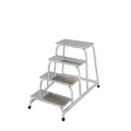 Produktbild: KRAUSE Montagetritt STABILO  silber 4 Stufen, H: 81,0 cm