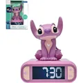 Produktbild: LEXIBOOK Disney Stitch Angel Digitaler Wecker Rosa