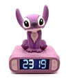 Produktbild: Beschädigt - Lexibook Disney Stitch Angel Nachtlicht Wecker LCD-Bildschirm