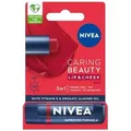 Produktbild: NIVEA Caring Beauty 3 In 1 Pflegender Lippenbalsam Rot 48g (Lippenbalsam) (47405350)