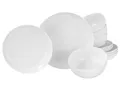 Produktbild: CreaTable, 22556, Serie Allround Weiss, 12-teiliges Geschirrset, Teller Set aus Porzellan, spülmaschinen- und mikrowellengeeignet
