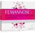 Produktbild: Femannose F Trinkgranulat mit je 2000 mg D-Mannose und 100 mg Preiselbeer-Extrakt, 14 St. Beutel
