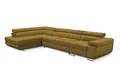 Produktbild: KREATIVE FURNITURE & DESIGN Ecksofa Links 343x88x203 cm - Sofa mit Schlaffunktion - Geräumig Eckcouch - Couch L Form - Wohnlandschaft L-Form Perfekt Für Ihr Zuhause Gold Links