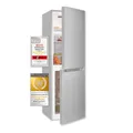 Produktbild: Exquisit Kühl-Gefrierkombination KGC195-65-NF-330E silber/No Frost/Nutzinhalt: 193 L/Temperaturregelung