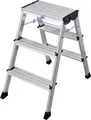 Produktbild: KRAUSE Klapptritt Rolly, 2 x 3 Stufen