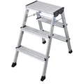 Produktbild: KRAUSE 130068 Monto Klapptritt MONTO Rolly 2x 3 Stufen