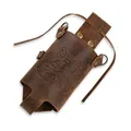 Produktbild: Black Forest Fox – Holly Holster Halfter – Biergürtel aus hochwertigem Büffelleder – Bierhalter Accessoire – passend für Verschiedene Getränkedosen und Flaschen - Vintage Brown