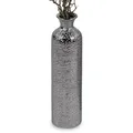 Produktbild: Bodenvase, Flaschenvase HELSINKI H. 38,5cm silber grau Keramik Formano