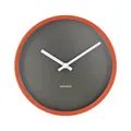 Produktbild: Remember Wanduhr Mocca, T 4.5 cm, Ø 30 cm, Aluminium/Kunststoff/Glas – Moderne Design Wanduhr mit lautlosem Quarz Uhrwerk, dekorative Uhr für Wohnzimmer, Küche oder Büro