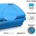 Produktbild: Premium Poolfolie Für Styroporpool, 800 Cm X 400 Cm X 150 Cm, Stärke: 0,8mm, Blau, Keilbiese