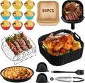 Produktbild: 12-teiliges Set Airfryer Zubehör für Philips Airfryer 2000/3000/5000 Series 6.2