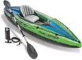 Produktbild: Intex Challenger K1 Kajak Schlauchboot Set Paddel Pumpe 274x76