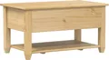 Produktbild: vidaXL Couchtisch mit Schubladen Corona 85x50x45 cm Massivholz Kiefer
