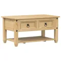 Produktbild: vidaXL Couchtisch mit Schubladen Corona 85x50x45 cm Massivholz Kiefer