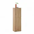 Produktbild: Stella Trading Austin Badezimmer Kommode in Artisan Eiche Optik, Wildeiche Optik Optik FSC-Zertifiziert - Badezimmerschrank Bad Schrank mit viel Stauraum - 40 x 136 x 31 cm (B/H/T)