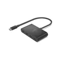 Produktbild: Belkin AVC018btBK 4 Port USB-C (USB 3.2 Gen 2) Multiport Hub Schwarz