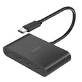 Produktbild: Belkin, USB-C Hub Power Delivery 100W 4x USB-C Schnellladen,