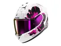 Produktbild: SHARK, Integraler Motorradhelm D-SWKAL 3 MAYFER, White violet anthracite WVA, Größe S