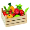 Produktbild: 51658 Eine Kiste Gefüllt mit Obst und Gemüse für Einkaufen und Kochspiel, 10T...