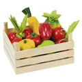 Produktbild: Goki 51658 - Kaufläden und Zubehör - Obst und Gemüse in Kiste Kaufmannsladen NEU