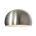 Produktbild: Qazqa - Runder Lampenschirm aus stahl I nickel matt für XXL-Bogenlampe - Edelstahl - LED geeignet