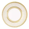 Produktbild: 8 Pappteller in Gold-Weiß von EDesigns. Elegant einweg Tafelgeschirr. Ideal f...
