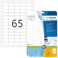 Produktbild: 1.625 HERMA Adressetiketten 4504 weiß 38,1 x 21,2 mm (4008705045049)