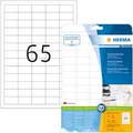 Produktbild: Herma Adressetiketten 4504 Premium, weiß, 38,1 x 21,2mm, auf A4, 1625 Stück