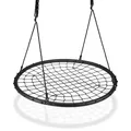 Produktbild: Nestschaukel Tellerschaukel Hängeschaukel Gartenschaukel 150 kg Nylon schwarz