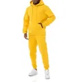 Produktbild: RedBridge Jogginganzug Sweat Suit Set Hoodie Hose Premium Loose-Fit (Set, 2-tlg) gelb XXL