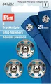 Produktbild: Prym Annäh MS silberfarbig 21 mm Druckknöpfe, Plastic, Silber, Durchmesser, 3