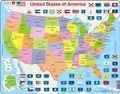 Produktbild: Puzzle - USA (politisch) | Puzzle | 2019 | Larsen | EAN 7023852101940