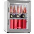 Produktbild: Klarstein - Beersafe Crystal White Bierkühlschrank, Getränkekühlschrank Mit Glastür, Kühlschrank, Flaschenkühlschrank Mit 33 Liter
