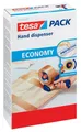 Produktbild: tesa 06300-00001-00 tesa Packbandhandabroller Economy, bis 66m x 50mm, rot/blau