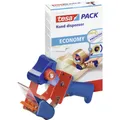 Produktbild: tesa Packband-Abroller 06300-1-0 Blau, Rot Rollenbreite (max.): 50 mm Rollenl...