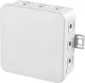 Produktbild: F-Tronic 7340139 Abzweigkasten (L x B x H) 75 x 75 x 40mm Lichtgrau IP54 10St.