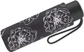 Produktbild: Pierre Cardin Regenschirm Black & White Flower Black - Taschenschirm Petito