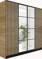 Produktbild: KIER FURNITURE EDEN v3 Kleiderschrank 206,4x205x39cm, 4 Türen, Craft Eiche