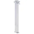 Produktbild: vidaXL Wassersäule für den Garten, Wasserhahn mit 1 Haken, Gartenwassersäule für Gartenbewässerung, Wasserzapfsäule Wasserzapfstelle, Edelstahl Quadratisch